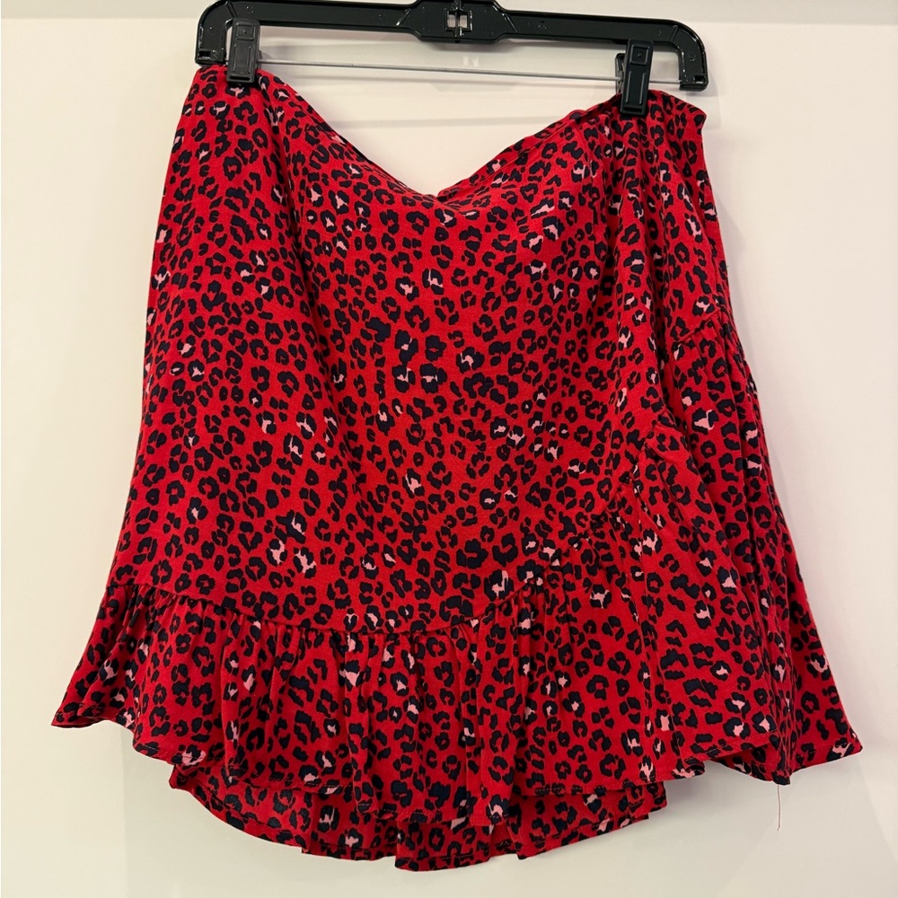 Lovers + Friends LENA MINI SKIRT Sahara Cheetah